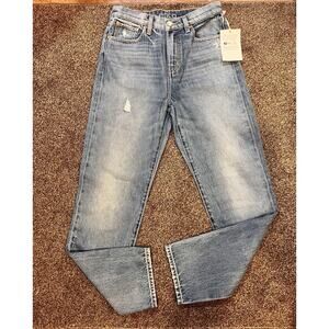 Etica Finn Jeans Straight High Rise Denim Size 26 New W/ Tag